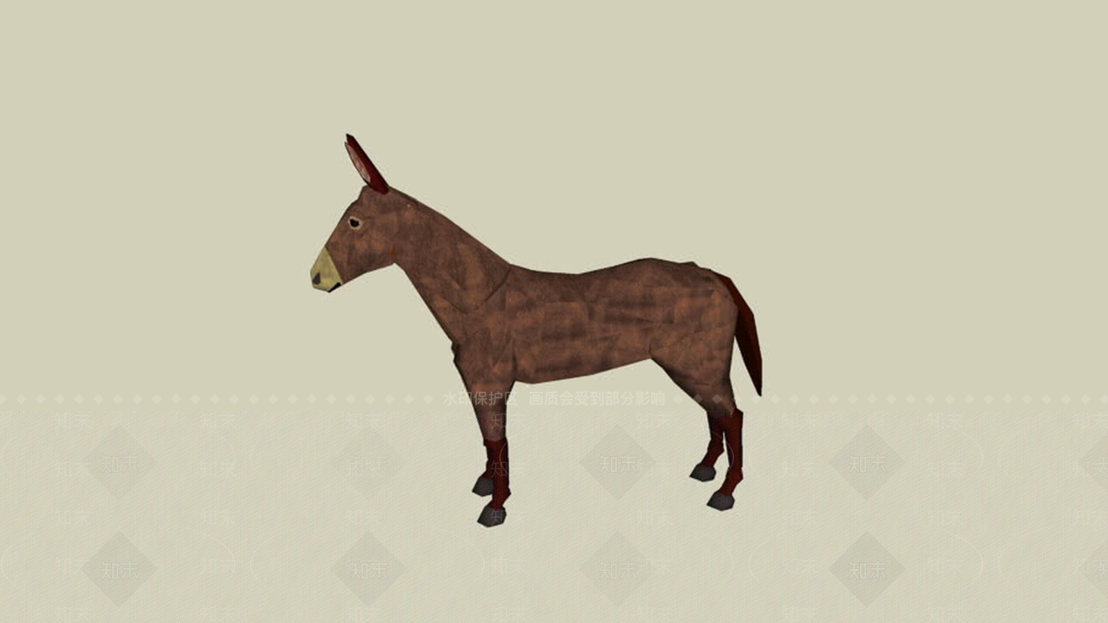 骡子似的SU模型下载【ID:1162235707】