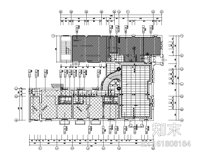 云间柏庐会所空间设计施工图（附效果图）cad施工图下载【ID:161808184】