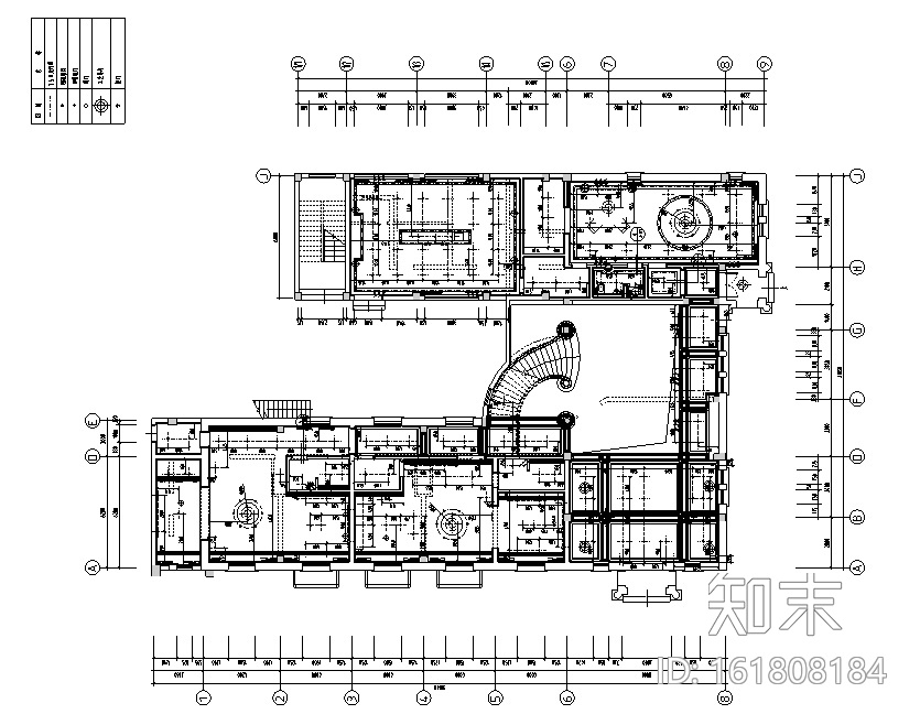 云间柏庐会所空间设计施工图（附效果图）cad施工图下载【ID:161808184】