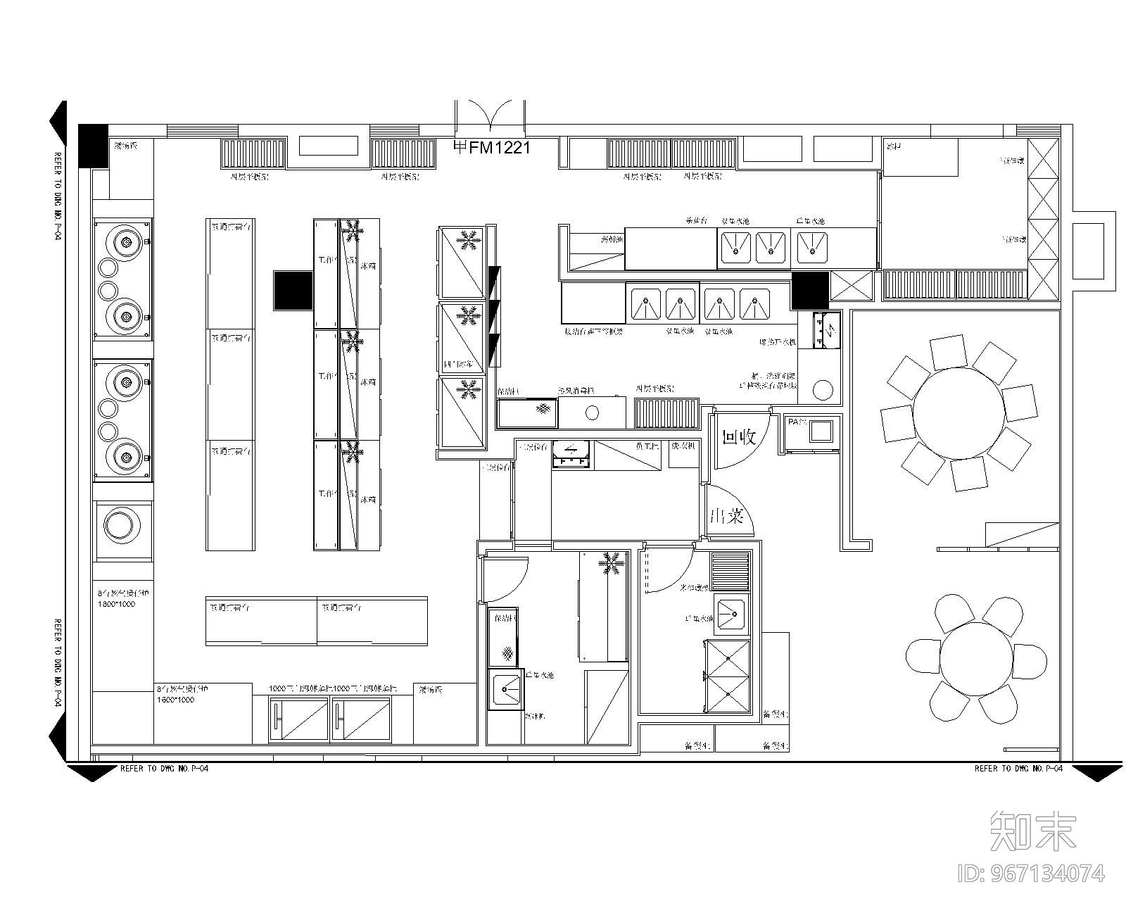 [福建]中式--鑫客家万达店经典客家菜馆施工图+效果图cad施工图下载【ID:967134074】