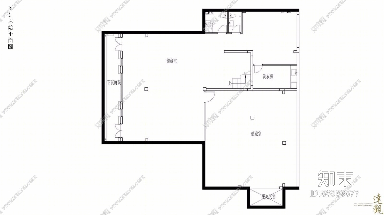 达观-中信青浦区朱家角別墅样板房cad施工图下载【ID:56983577】