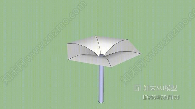 花园伞SU模型下载【ID:634558803】