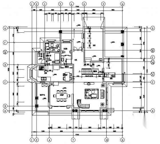 某小型二层别墅建筑方案图02cad施工图下载【ID:149918178】