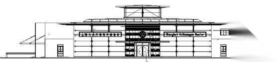 某汽车展厅建筑方案图cad施工图下载【ID:151463193】