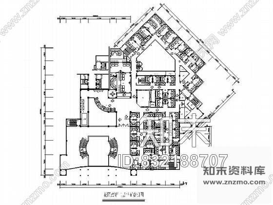 某大型花园酒店平面图cad施工图下载【ID:832188707】