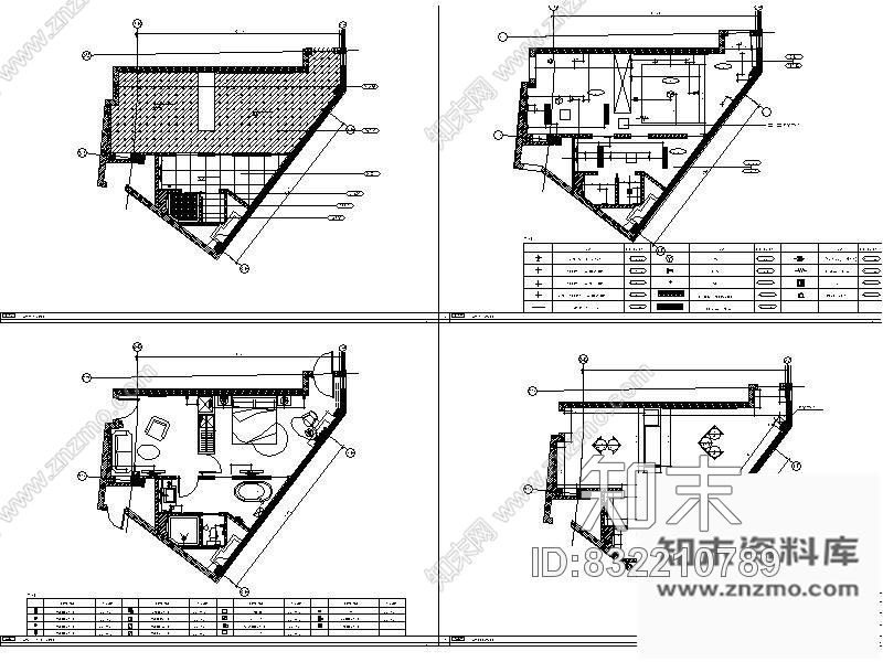 图块/节点某酒店S-5型客房立面图cad施工图下载【ID:832210789】