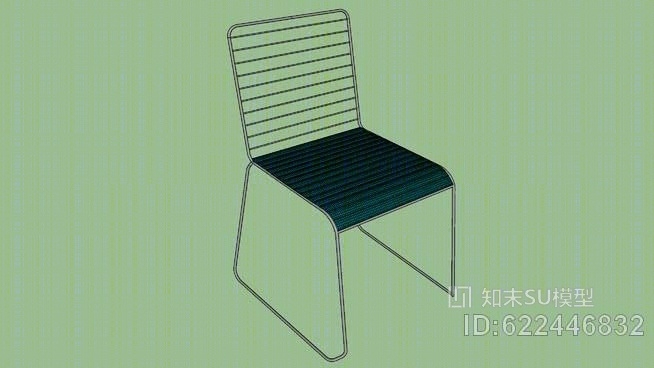 带躺椅的椅子SU模型下载【ID:622446832】