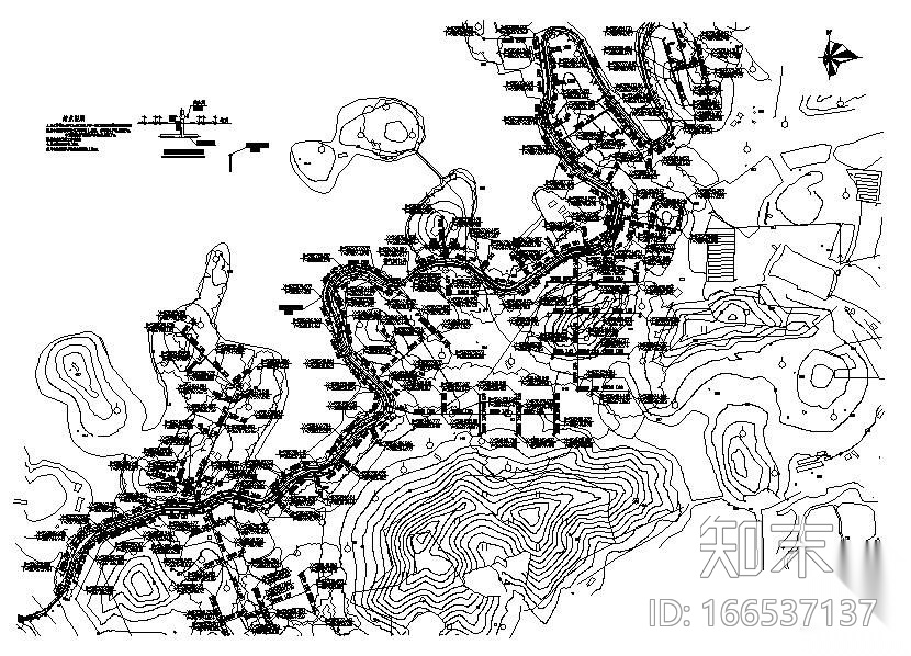 东莞市滨湖路绿化喷淋系统工程施工图纸cad施工图下载【ID:166537137】