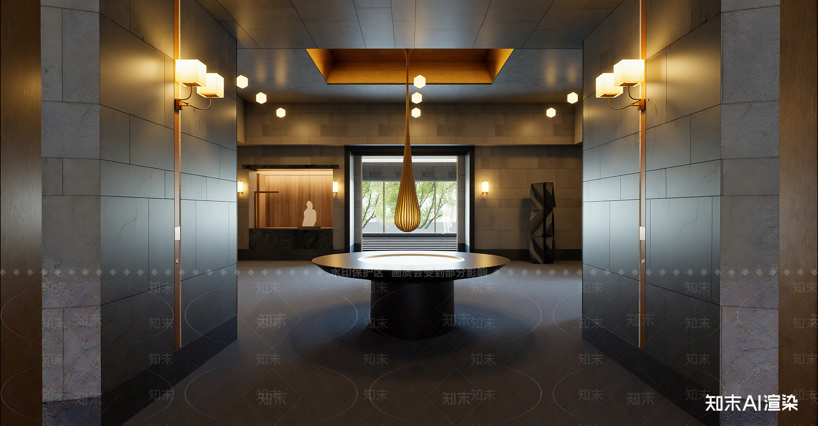 东南亚宴会厅SU模型下载【ID:1216071809】