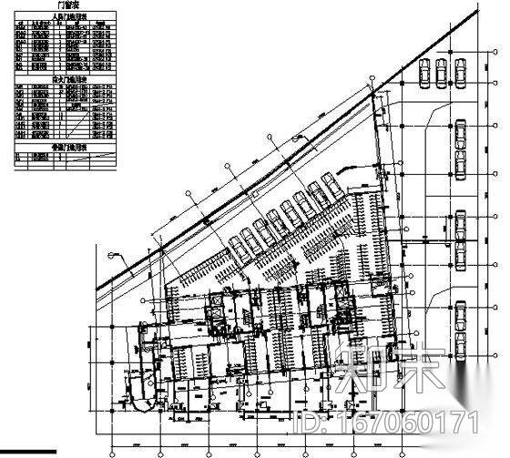 某国际新城住宅地下人防建筑施工图cad施工图下载【ID:167060171】