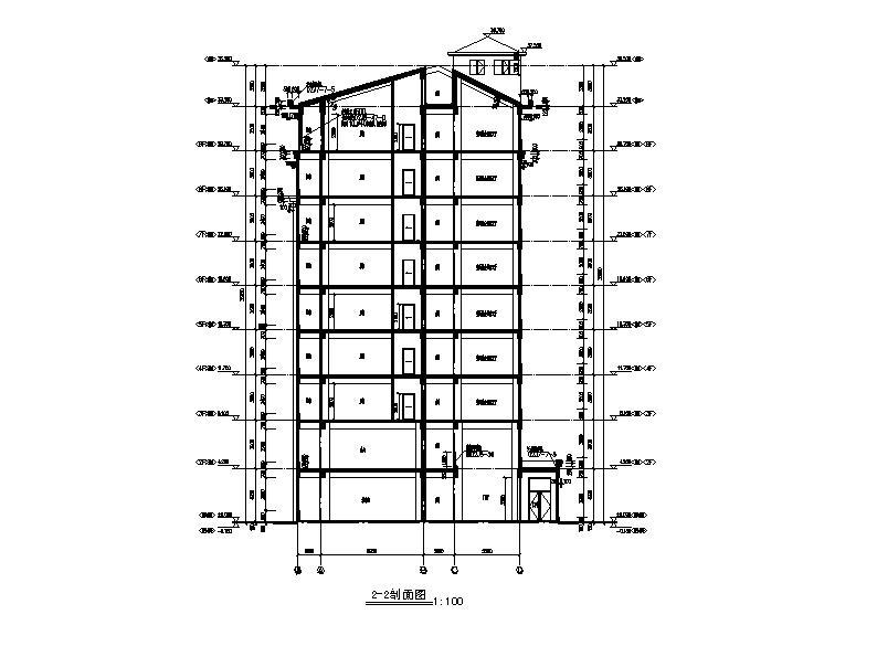 [深圳]高层框架结构护理医生活楼建筑施工图（含效果图...cad施工图下载【ID:151584167】