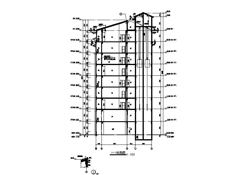 [深圳]高层框架结构护理医生活楼建筑施工图（含效果图...cad施工图下载【ID:165606185】