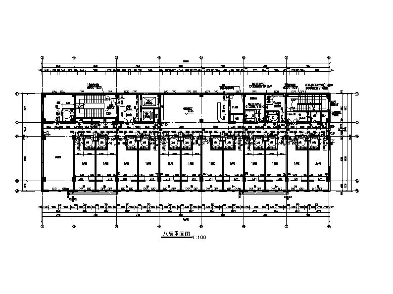 [深圳]高层框架结构护理医生活楼建筑施工图（含效果图...cad施工图下载【ID:165606185】