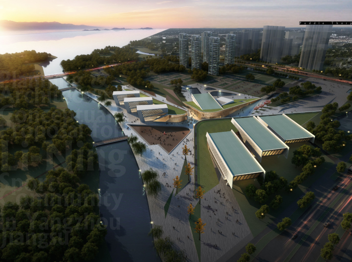 [江苏]扬州李宁体育公园建筑设计报建文本施工图下载【ID:151667177】