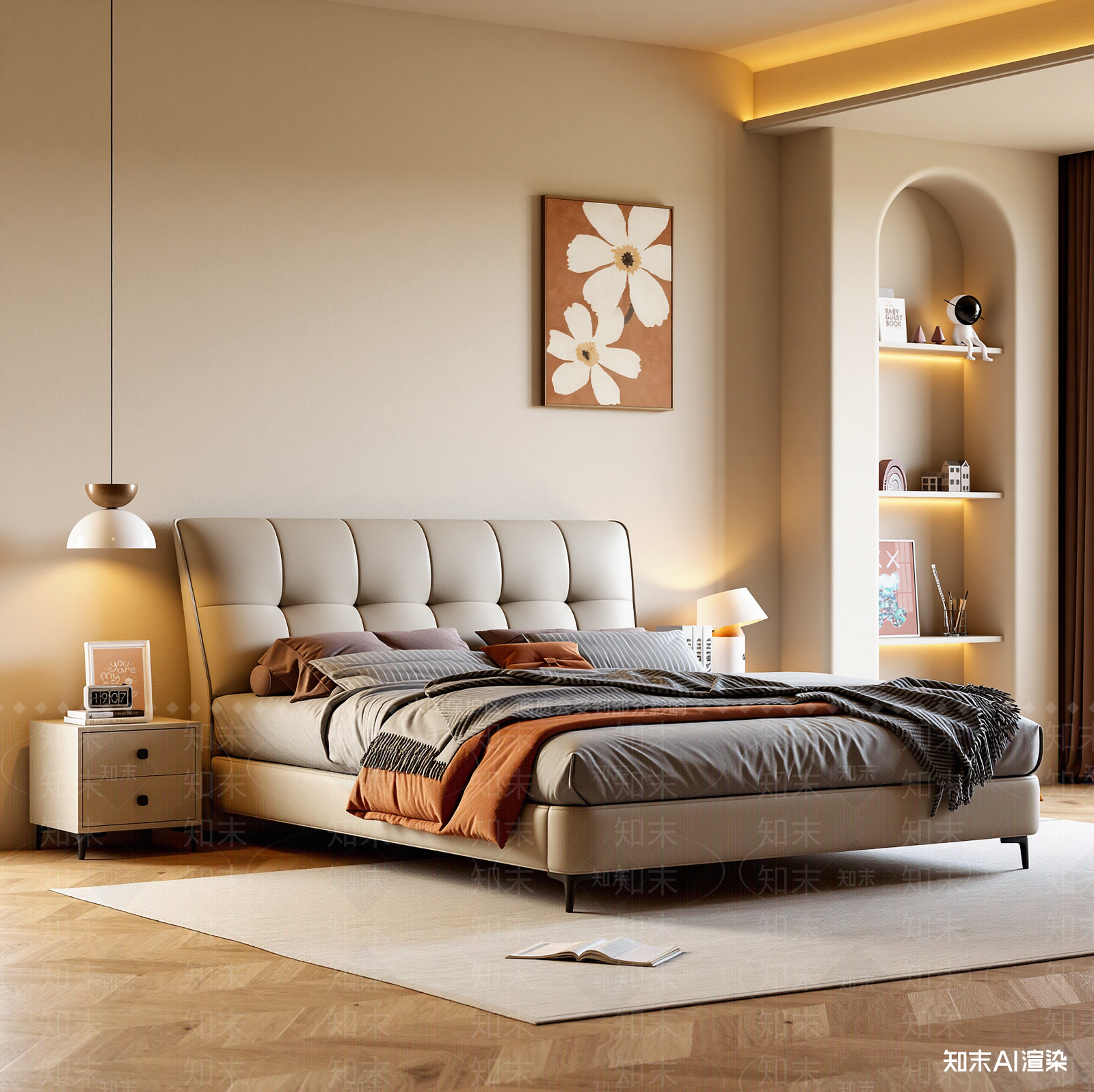 现代家居卧室3D模型下载【ID:1221995004】