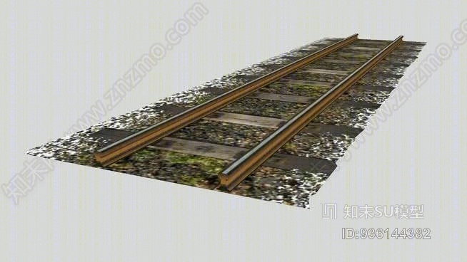 “垃圾轨道……N/gauge“…直的……旧的蒸汽日……SU模型下载【ID:936144382】