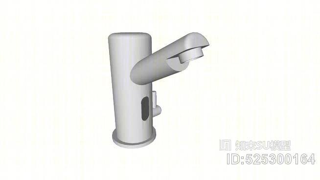 自动水龙头-详细说明SU模型下载【ID:525300164】