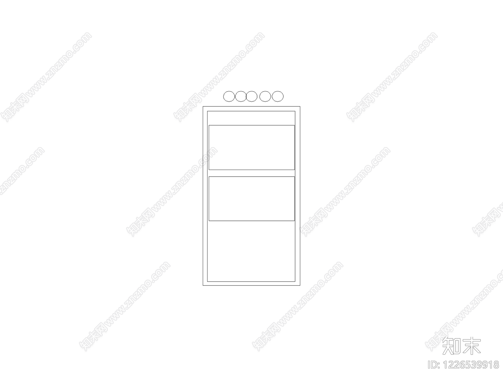柜子cad施工图下载【ID:1226539918】