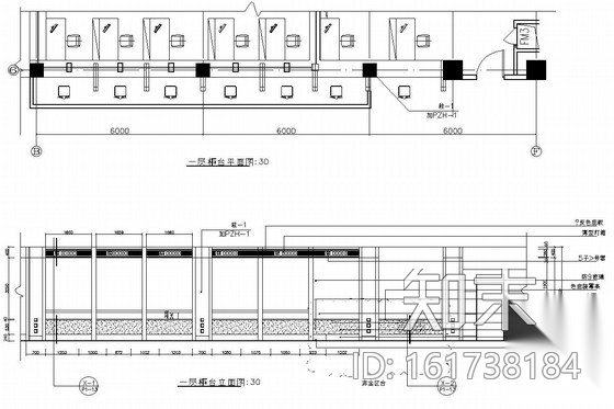 [浙江]国家级风景名胜山区金融服务大楼装修图cad施工图下载【ID:161738175】