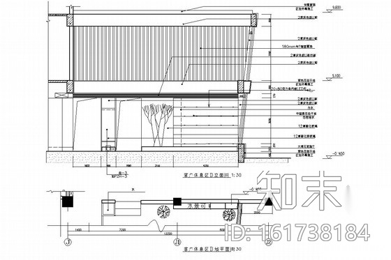 [浙江]国家级风景名胜山区金融服务大楼装修图cad施工图下载【ID:161738175】