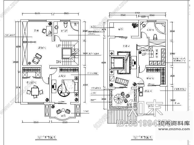 施工图欧式二层别墅施工图施工图下载【ID:531994373】