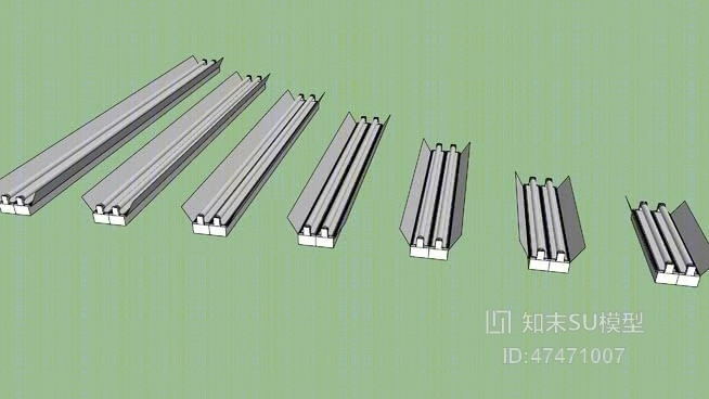 吸顶灯SU模型下载【ID:418024019】