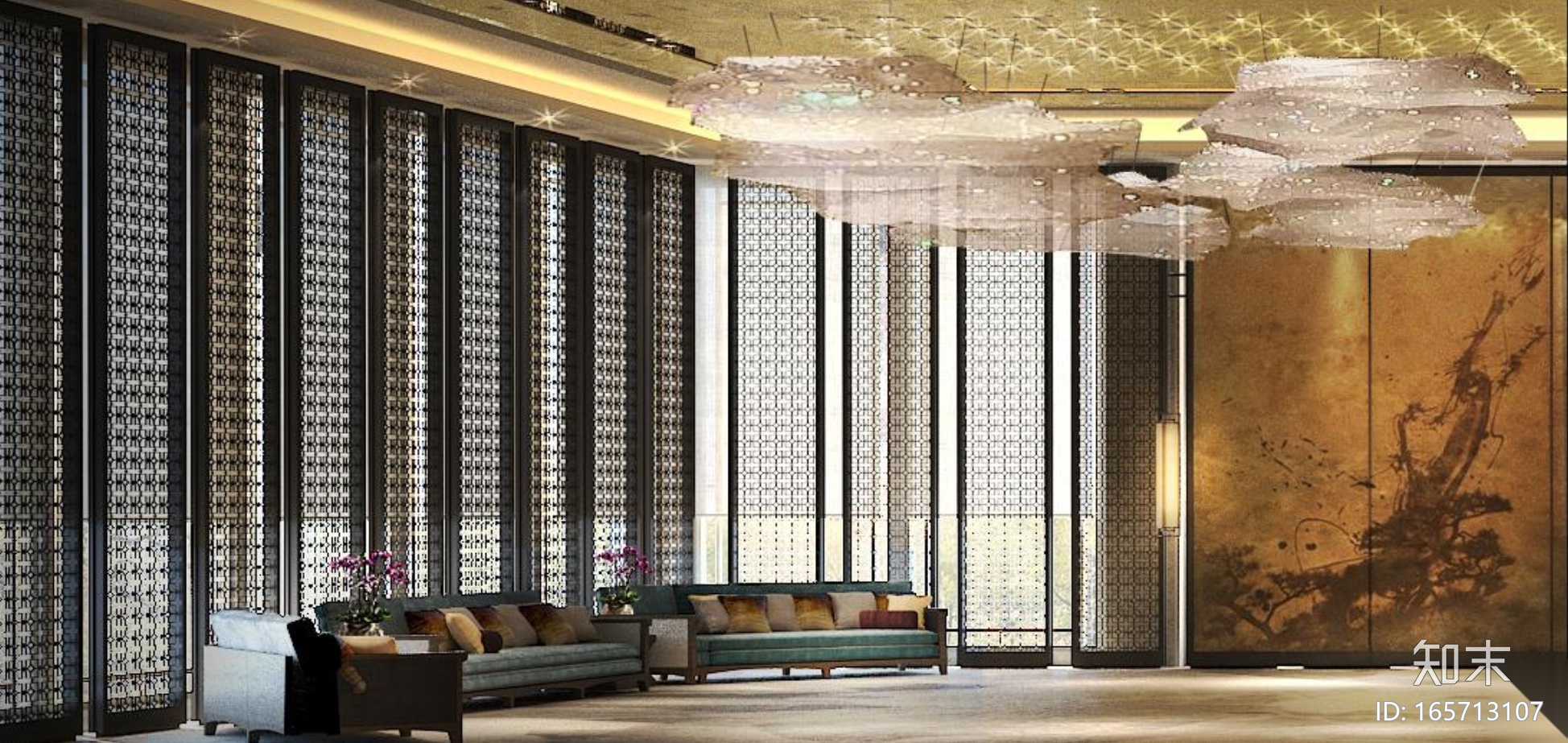 [深圳]泰禾佛山院子售楼处会所施工图+摄影施工图下载【ID:165713107】