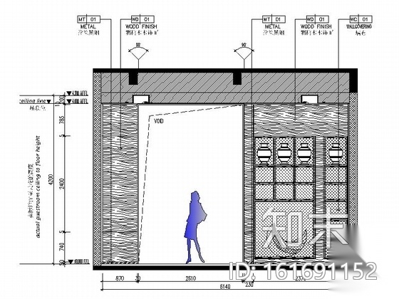 [深圳]现代新中式双层别墅室内装修图（含效果）cad施工图下载【ID:161691152】