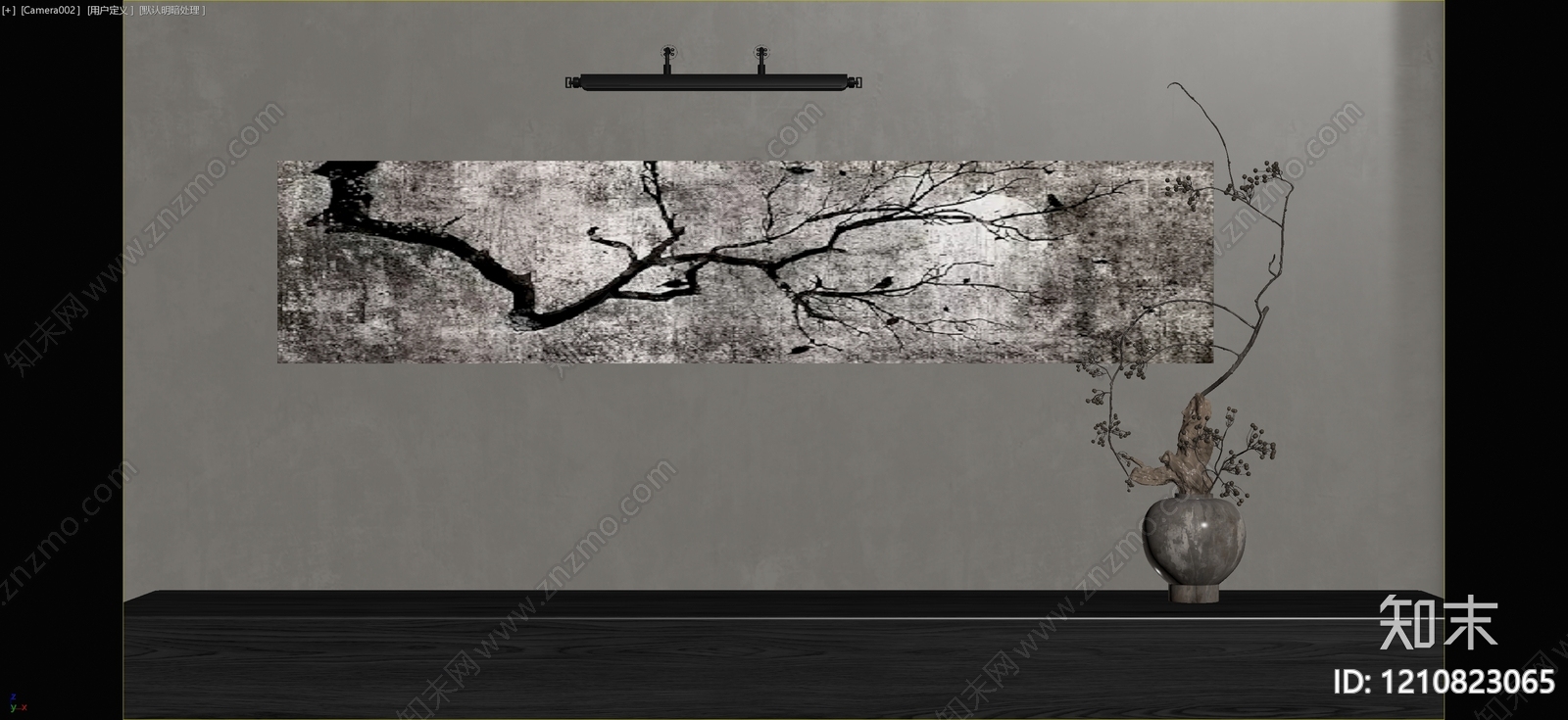 黑白挂画贴图下载【ID:1210823065】