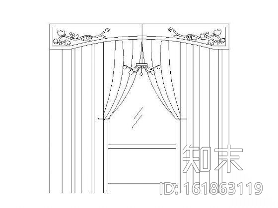 各式窗帘图块集cad施工图下载【ID:161863119】
