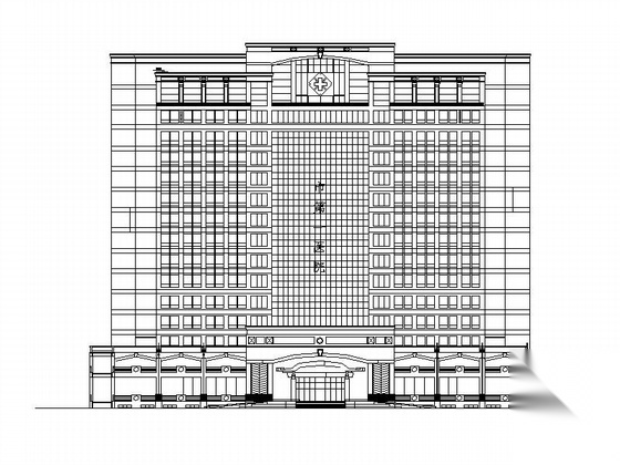 [保定]某三类甲等医院十六层病房楼建筑扩初图施工图下载【ID:165143137】