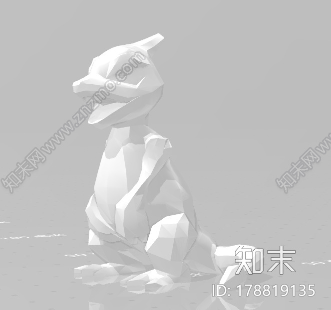 火恐龙3d打印模型下载【ID:178819135】