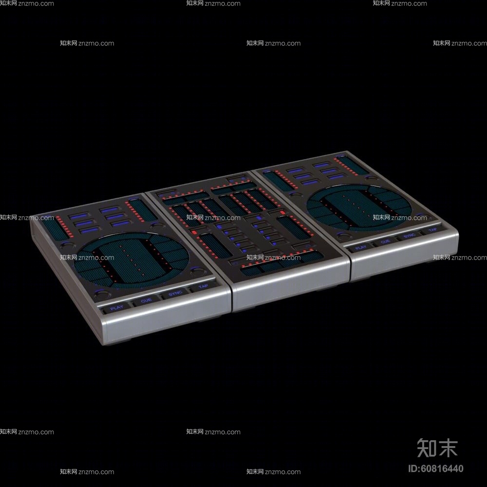 打碟机3D模型下载【ID:60816440】