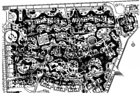 安徽合肥某住宅小区环境景观设计施工图施工图下载【ID:161108121】