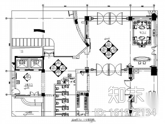 酒店宴会厅入口设计施工图cad施工图下载【ID:161972134】