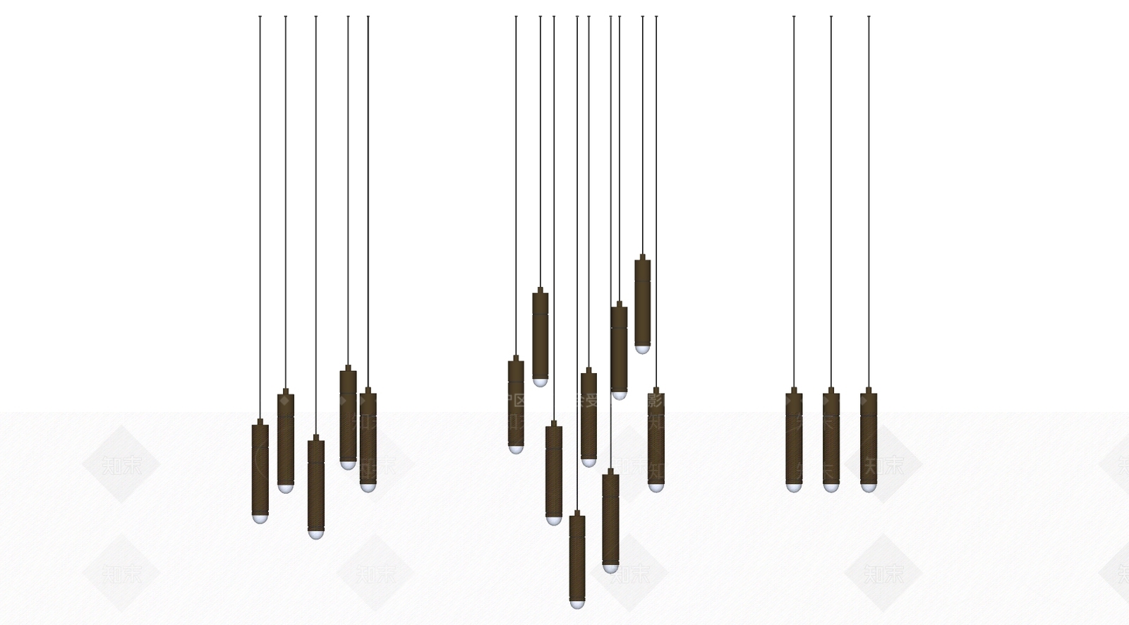 吊灯59061编钟SU模型下载【ID:332890823】