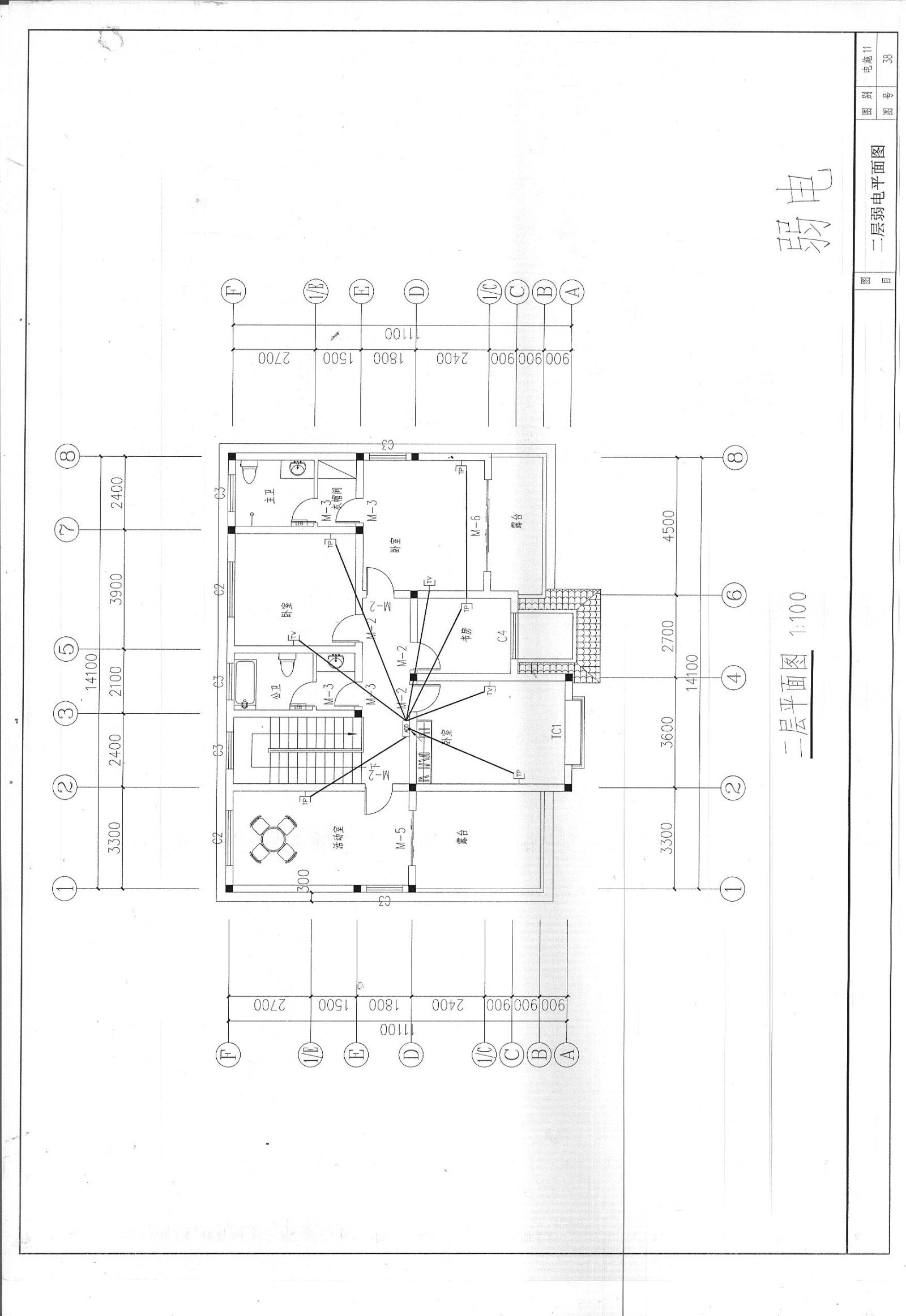 现代别墅大宅农村自建房建筑CAD施工图cad施工图下载【ID:531003475】