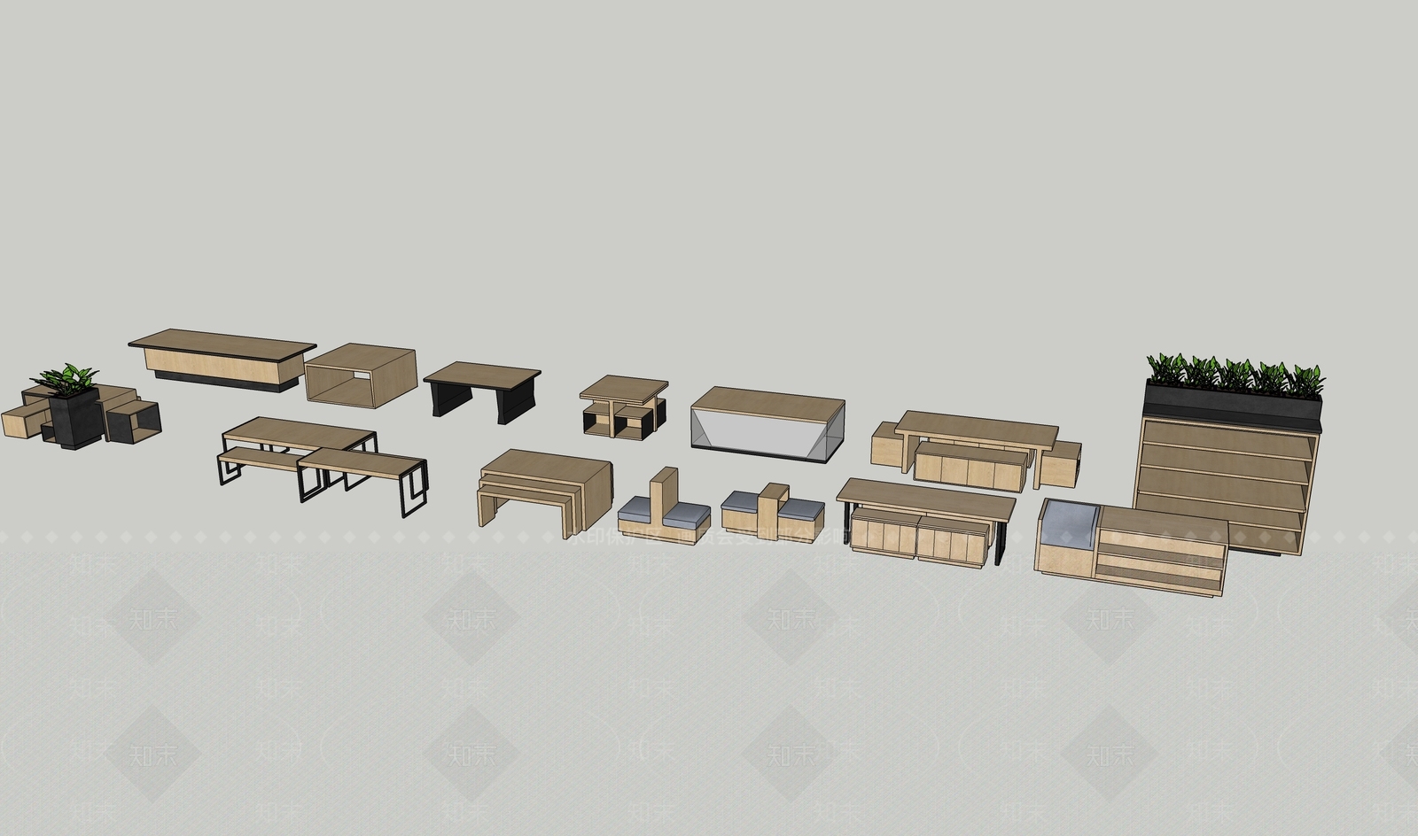 书店SU模型下载【ID:132815247】