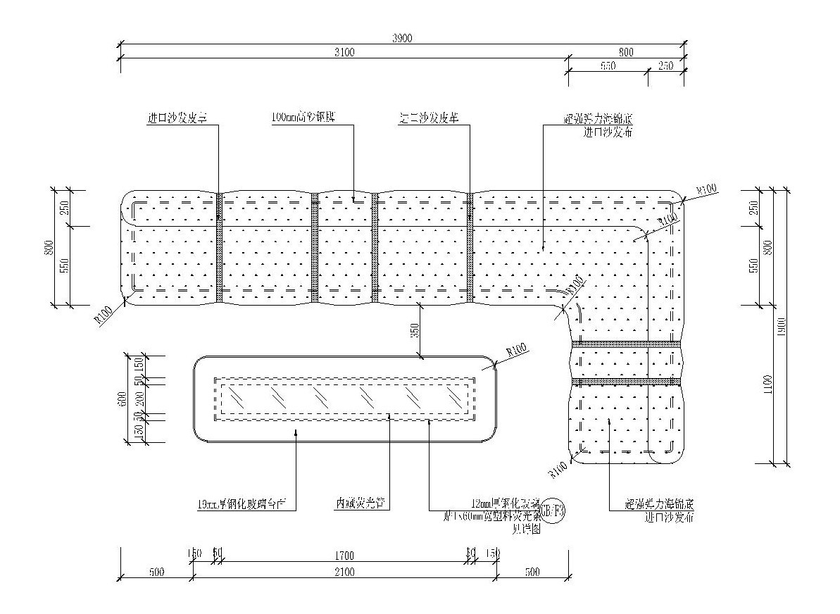 混搭风格休闲酒吧内部装修全套CAD施工图cad施工图下载【ID:733597405】