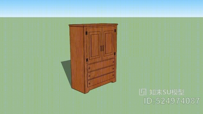 衣柜SU模型下载【ID:524974087】
