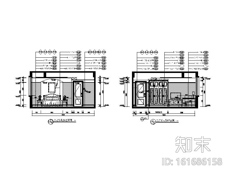 地中海别墅设计CAD施工图（含效果图、软装方案）cad施工图下载【ID:161686158】