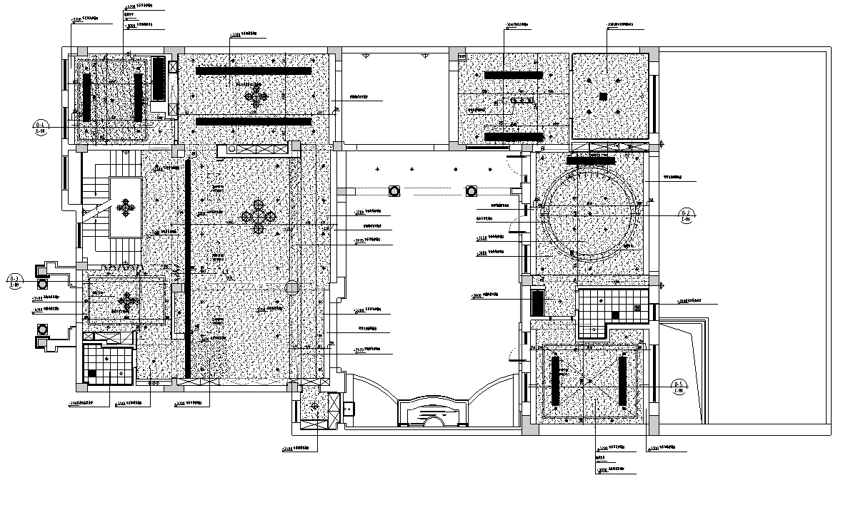 [浙江]杭州800m²现代轻奢别墅施工图_效果图施工图下载【ID:180359140】