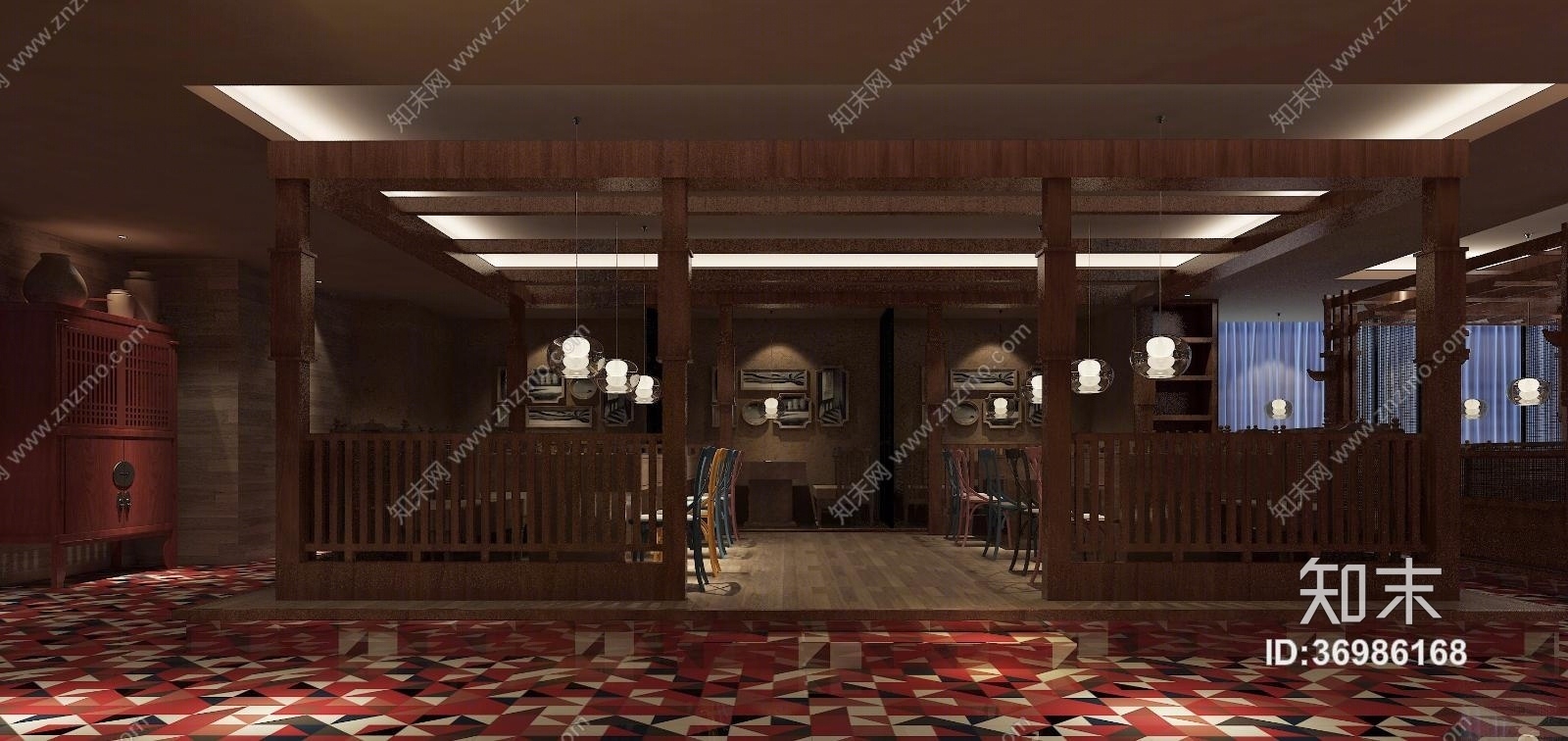 叙品设计（蒋国兴）--沙味传奇cad施工图下载【ID:36986168】