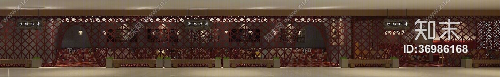 叙品设计（蒋国兴）--沙味传奇cad施工图下载【ID:36986168】