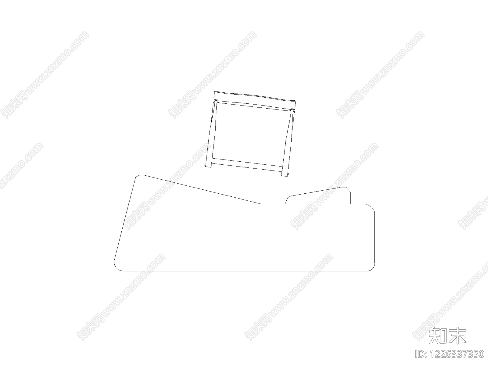 现代沙发CAD图纸