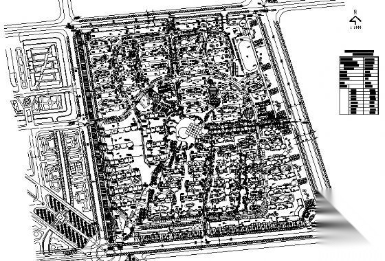 凤凰国际乡村社区规划平面图施工图下载【ID:161064152】