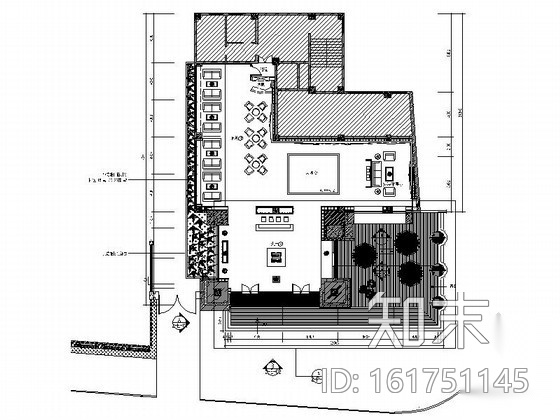 [芜湖]某名流售楼处室内装修图cad施工图下载【ID:161751138】