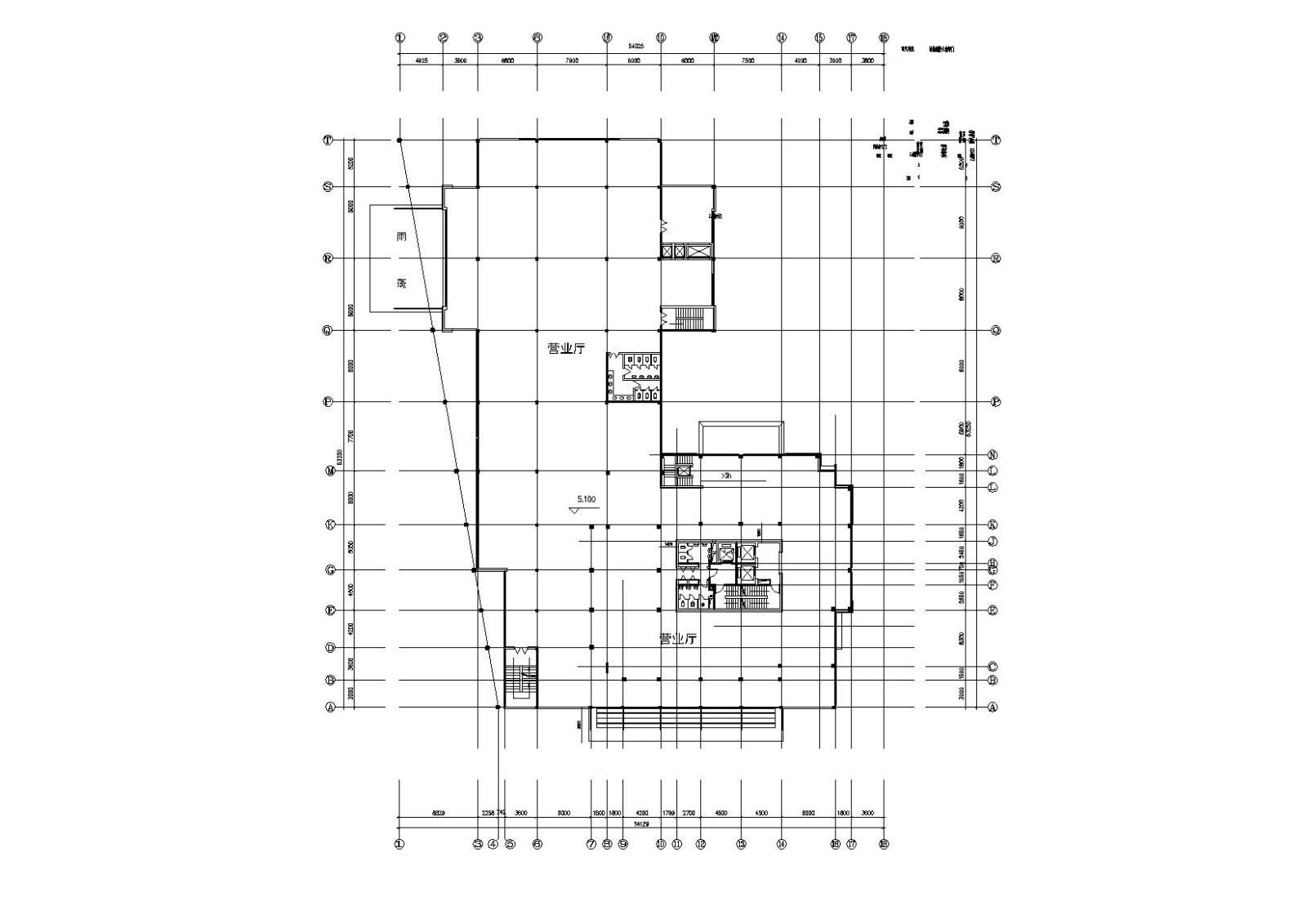 高层写字楼建筑方案施工图cad施工图下载【ID:149933145】