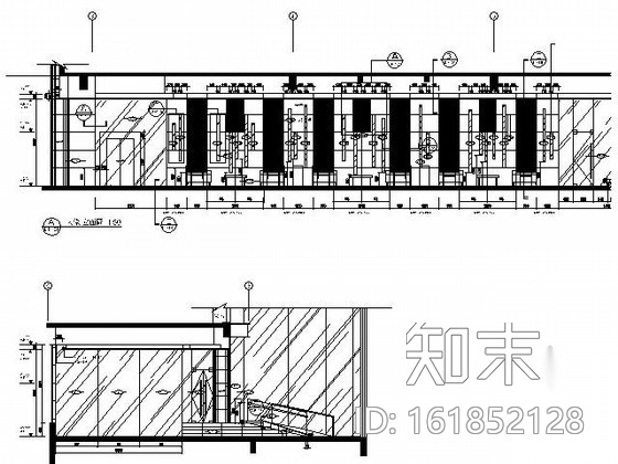 [杭州]某豪华住宅高级会所施工图cad施工图下载【ID:161852128】