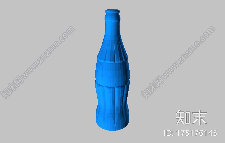 可乐瓶子3d打印模型下载【ID:175176145】